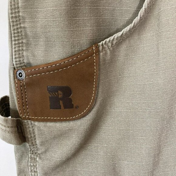 Riggs Workwear by Wrangler Mens Rip Stop 100% Cotton Cargo Pocket Pants-42x32 - Picture 9 of 15